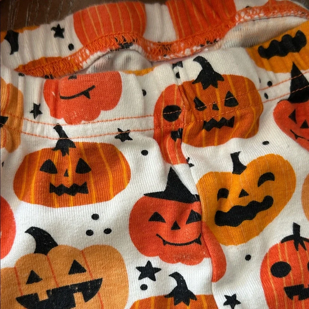Gymboree Kids Pumpkin Jack-o’-lantern Halloween Pajama Set